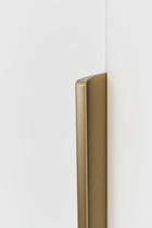 Furnipart - Edge Straight - greb i Aluminium Børstet messing CC3x160mm L60